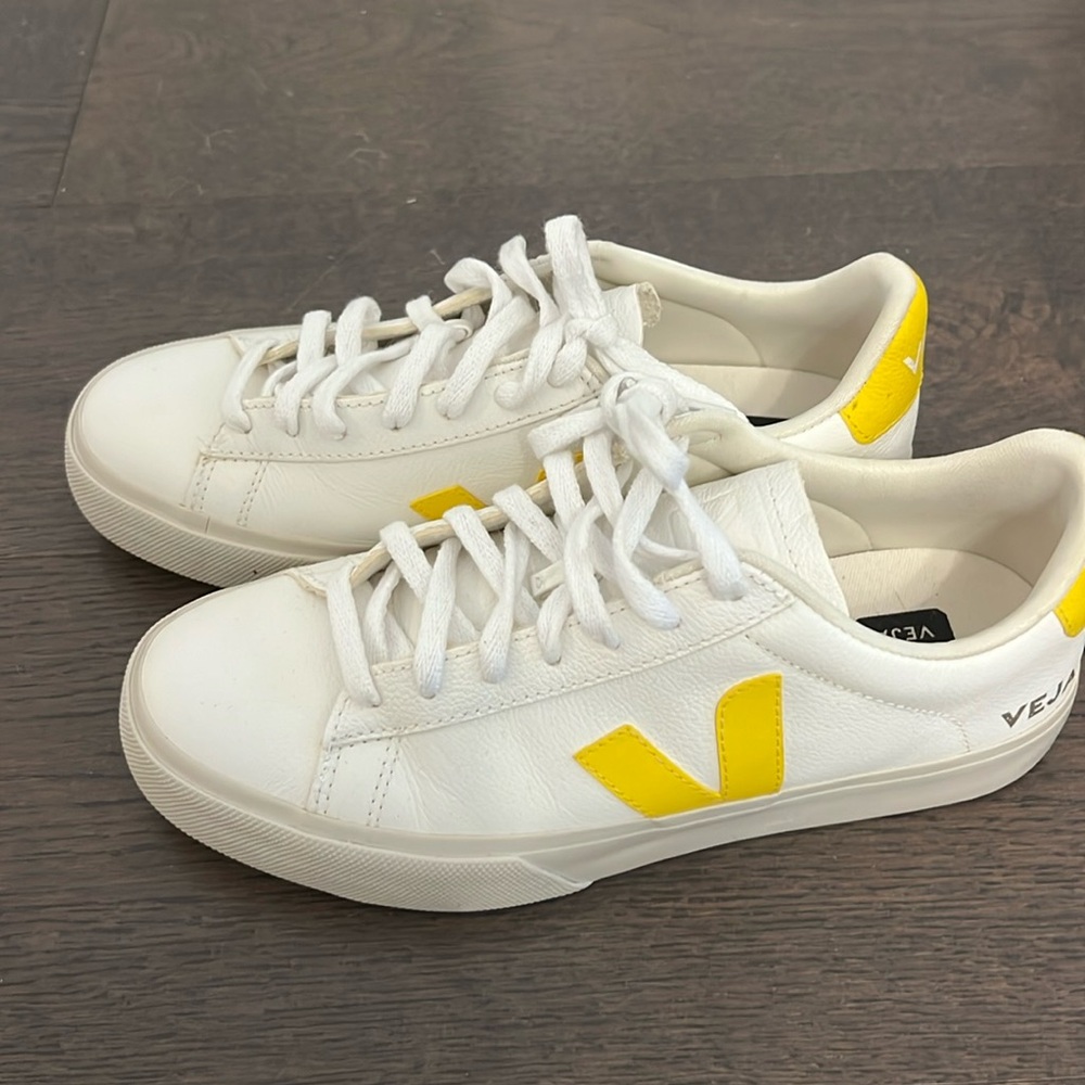 Veja Campo sneakers white with yellow